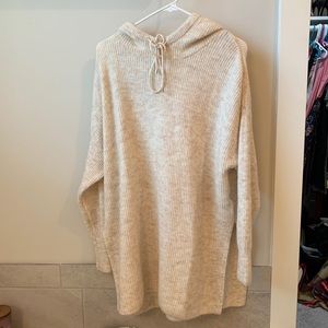 Cozy cowl neck hooded sweater H&M